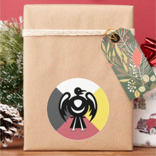 Thunderbird v2 runder aufkleber