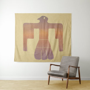 Thunderbird Watercolor Wandteppich