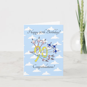 Thunderbirds 90. - Birthday Card - Blue Sky Karte