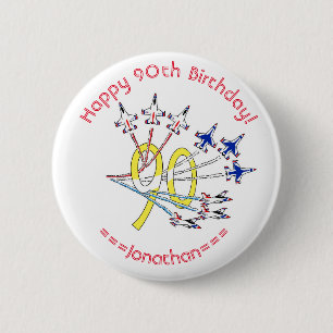 Thunderbirds 90. Geburtstagsabzeichen Button