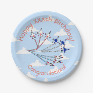 Thunderbirds Blue Sky Papierplatte Pappteller
