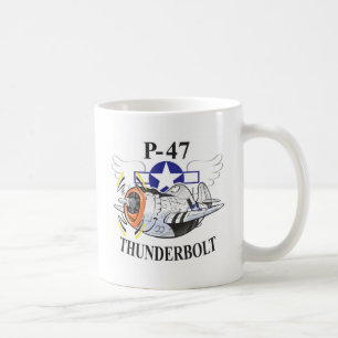 Thunderbolt p-47 kaffeetasse