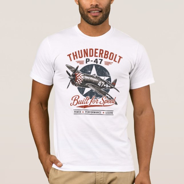Thunderbolt P-47 T-Shirt (Vorderseite)