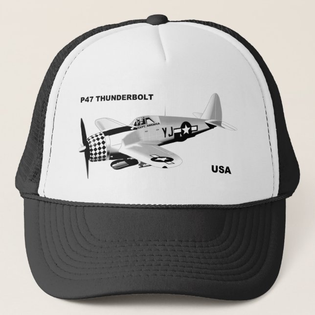 THUNDERBOLT P-47 TRUCKERKAPPE (Vorderseite)