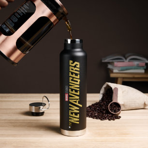 Thunderbolts*   *Das Logo der neuen Avengers Trinkflasche