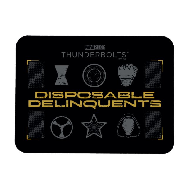 Thunderbolts* | Disposable Delinquents Magnet (Horizontal)