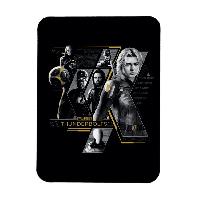 Thunderbolts* | Group Graphic Magnet (Vertikal)