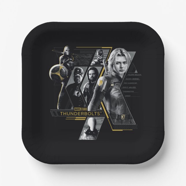 Thunderbolts* | Group Graphic Pappteller (Vorderseite)
