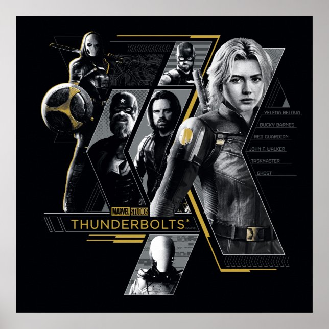 Thunderbolts* | Group Graphic Poster (Vorne)