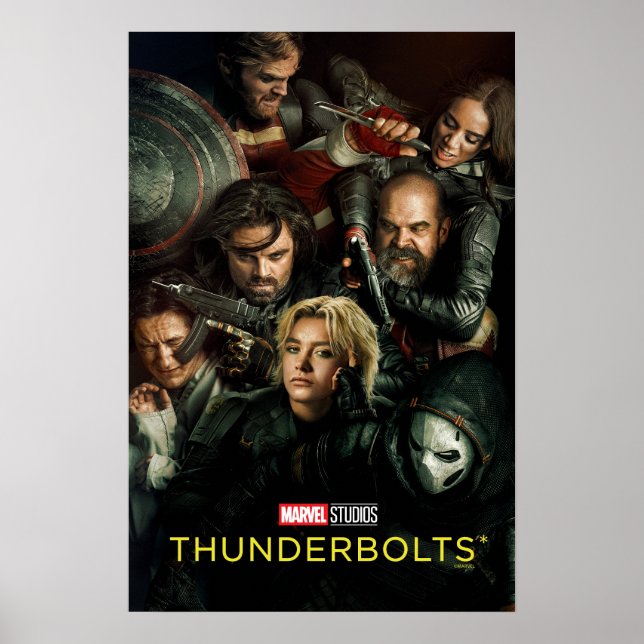 Thunderbolts* | Gruppe kämpft theatralisch Poster (Vorne)