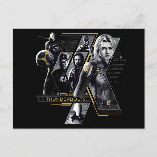 Thunderbolts* | Gruppenbild Postkarte (Vorderseite)