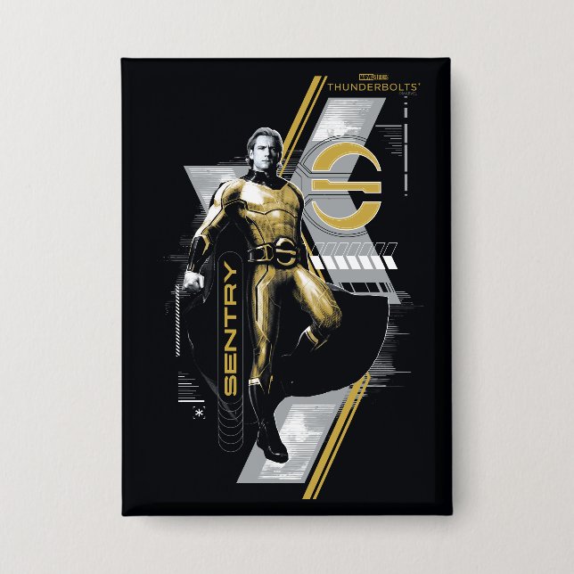 Thunderbolts* | Sentry Character Graphic Button (Vorderseite)