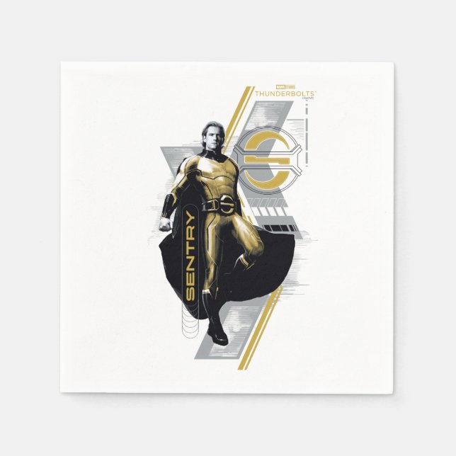 Thunderbolts* | Sentry Character Graphic Serviette (Vorderseite)