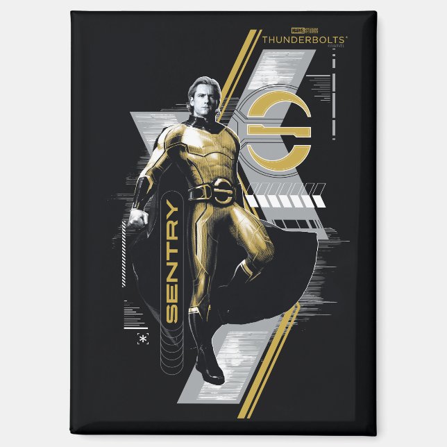 Thunderbolts* | Sentry Charakter-Grafik Magnet (Vorderseite)