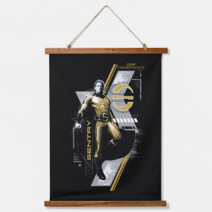 Thunderbolts*   Sentry Charakter-Grafik Wandteppich Mit Holzrahmen
