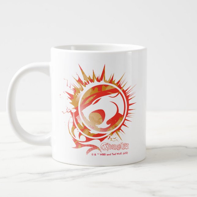 ThunderCats | Explosive Logo Graphic Jumbo-Tasse (Links)