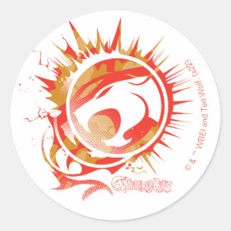 ThunderCats | Explosive Logo Graphic Runder Aufkleber