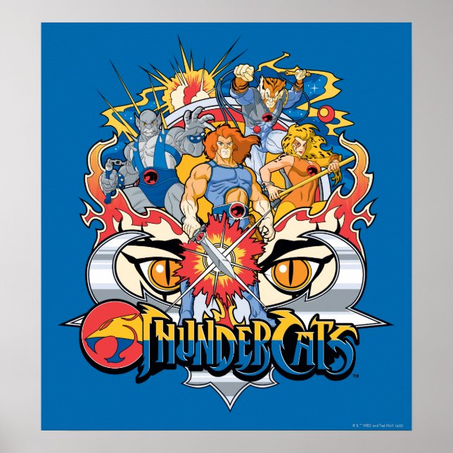 ThunderCats | Firey Group Graphic Poster (Vorne)