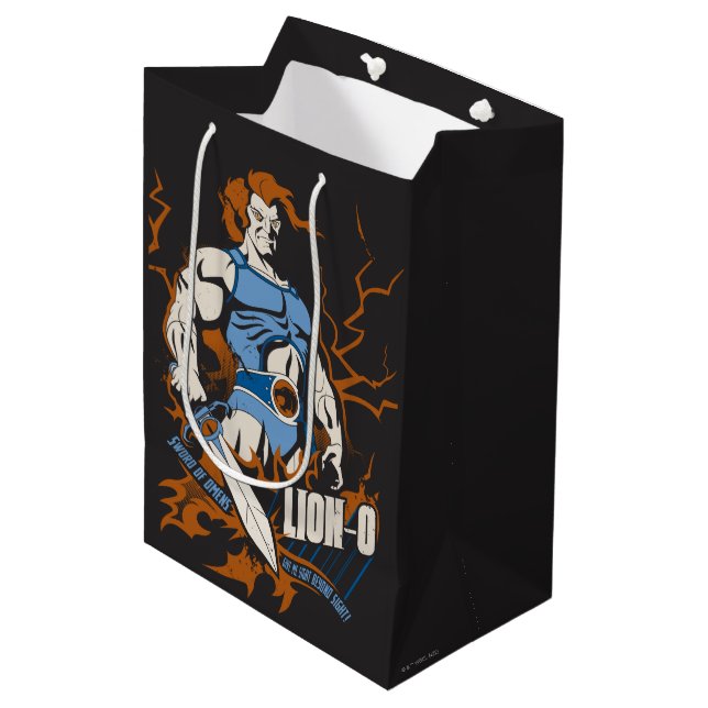 ThunderCats | Lion-O Electric Graphic Mittlere Geschenktüte (Vorderseite Schrägansicht)