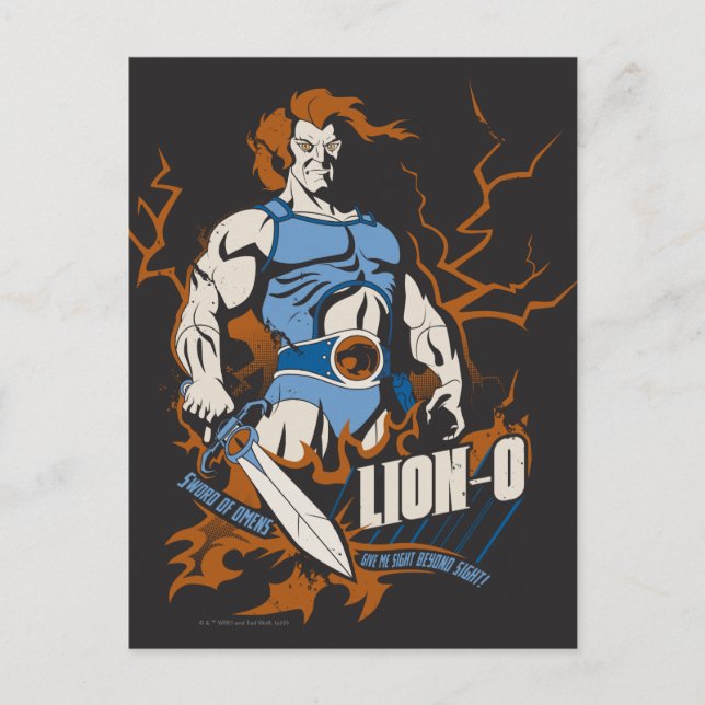 ThunderCats | Lion-O Electric Graphic Postkarte (Vorderseite)