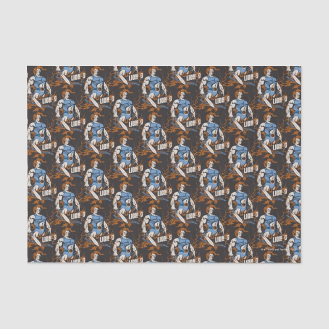 ThunderCats | Lion-O Electric Graphic Seidenpapier (Vorderseite)