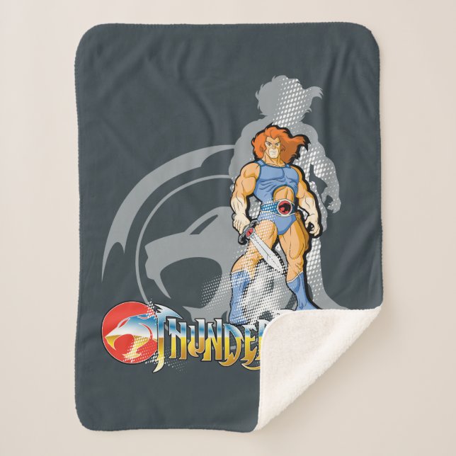 ThunderCats | Lion-O Halfttone Shadow Graphic Sherpadecke (Vorderseite)