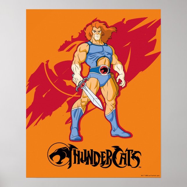 ThunderCats | Lion-O-Zeichen Grafik Poster (Vorne)