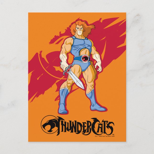 ThunderCats | Lion-O-Zeichen Grafik Postkarte (Vorderseite)