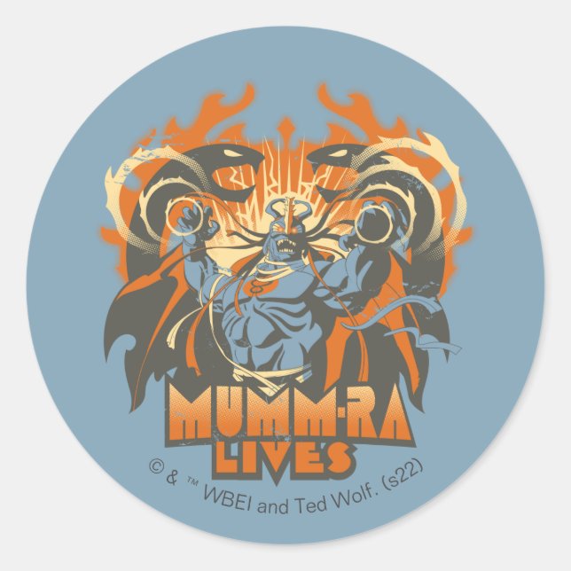 ThunderCats | Mumm-Ra Lives Runder Aufkleber (Vorderseite)