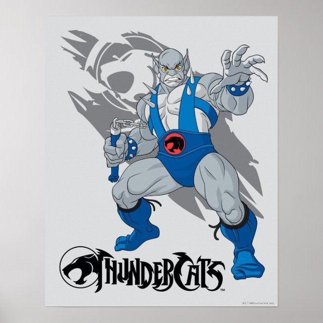 ThunderCats | Panthro-Zeichen Grafik Poster (Vorne)