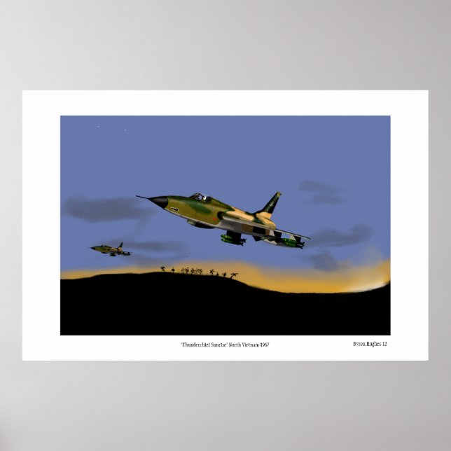 Thunderchef Sunrise Vietnam 1967 Poster (Vorne)