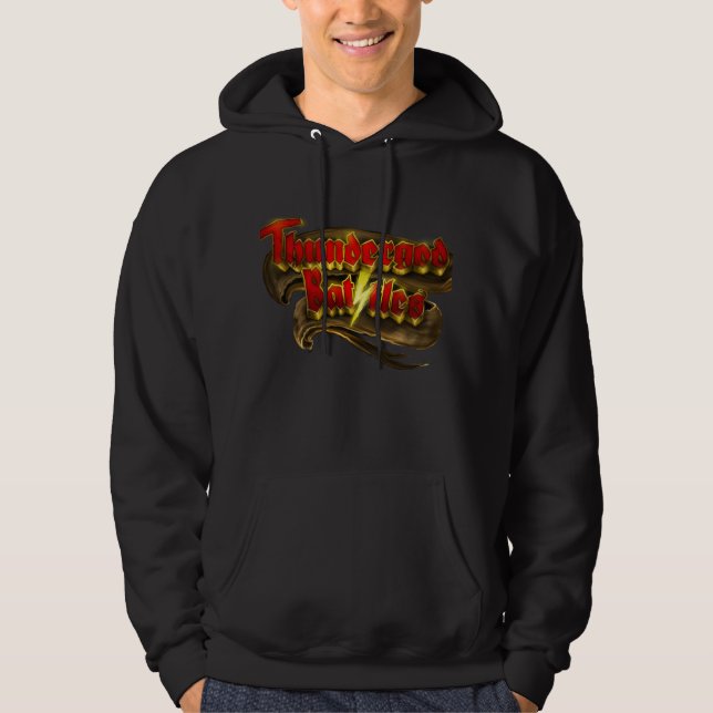 Thundergod kämpft Hoodie (Vorderseite)