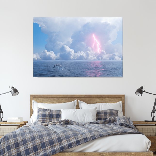 Thunderhead Leinwanddruck (Insitu (Schlafzimmer))