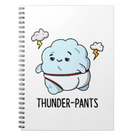 Thunderpants Funny Cloud Underwear Pub Notizblock