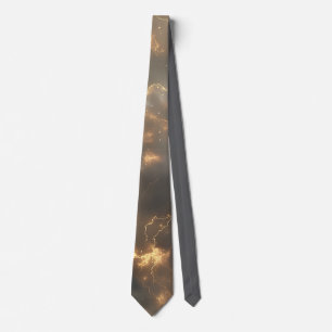 Thunderstorm Tie/Krawatte mit Blitzd Krawatte