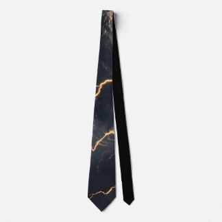 Thunderstorm Tie/Krawatte mit Blitzd Krawatte