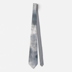 Thunderstorm Tie/Krawatte mit Blitzd Krawatte