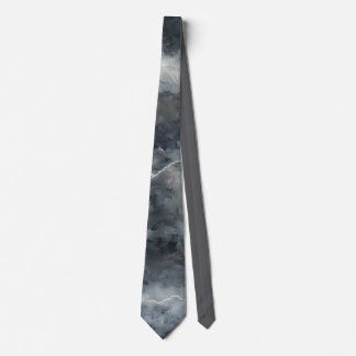 Thunderstorm Tie/Krawatte mit Blitzd Krawatte