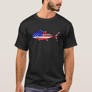 Thunfisch angeln Fischer Angler Salzwasserfischer T-Shirt