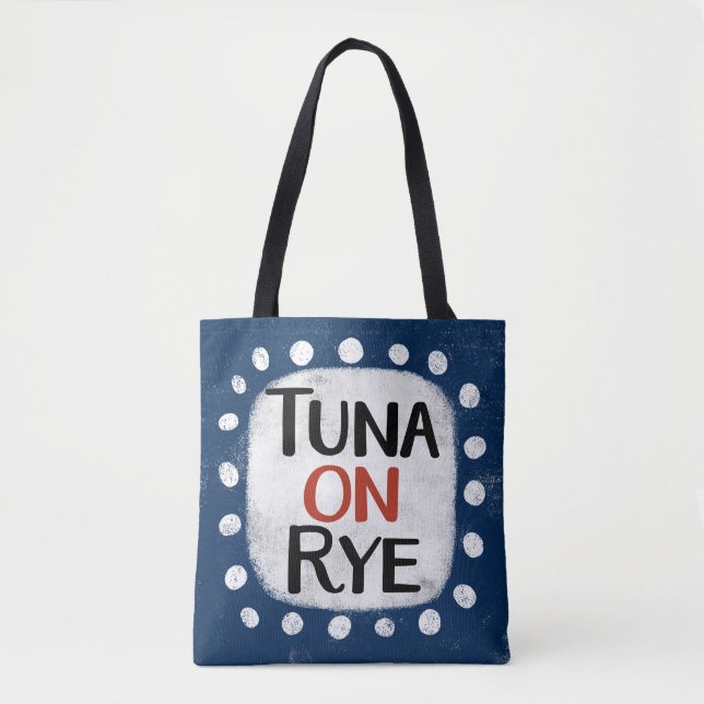 Thunfisch auf der Roggentote-Tasche (Vorderseite)