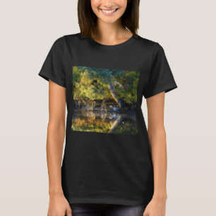 Thunfisch Bind the American Flag Haken Schädel T-Shirt