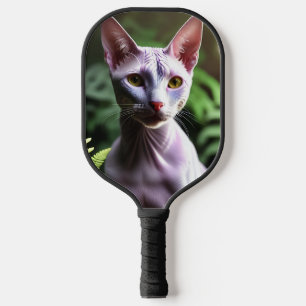 "Thunfisch die haarlose Katze: Sleek und Silky" Pickleball Schläger