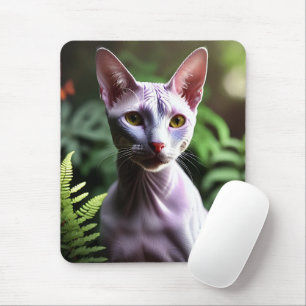 Thunfisch Die haarlose Sphynxkatze, Mousepad