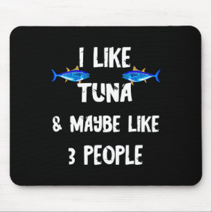Thunfisch Fisch räuberischer Thunfisch Box Funny T Mousepad