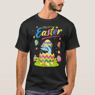 Thunfisch Gewitter Ostern Egg Thunfisch Happy Oste T-Shirt