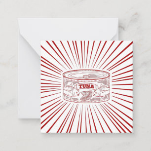 Thunfisch Mitteilungskarte