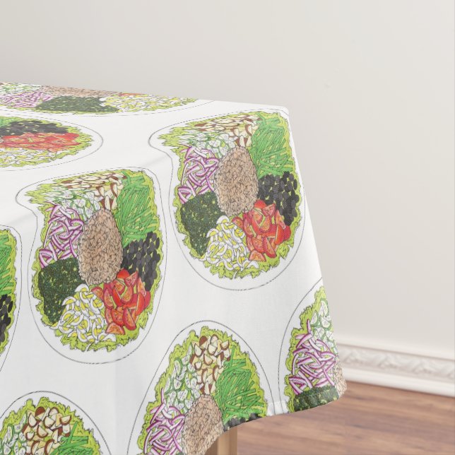 Thunfisch Nicoise Salad Eier Tomaten/Paradeiser Ol Tischdecke (Beispiel)