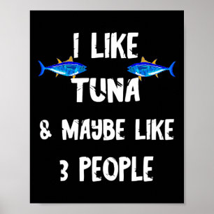 Thunfisch Raubfisch Thunfisch Box Lustiger Thunfis Poster