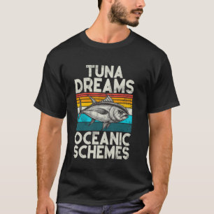 Thunfisch-Träume Ozeanische Schemata Thunfischfisc T-Shirt