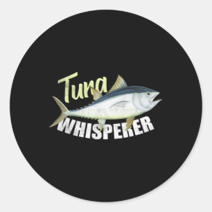 Thunfisch Whisperer Funny T-Shirts für den Thunfis Runder Aufkleber